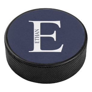 Personalised Monogram and Name Hockey Puck