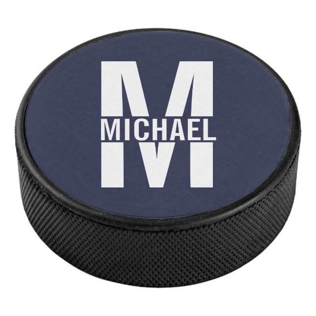 Personalised Monogram and Name Hockey Puck (3/4)