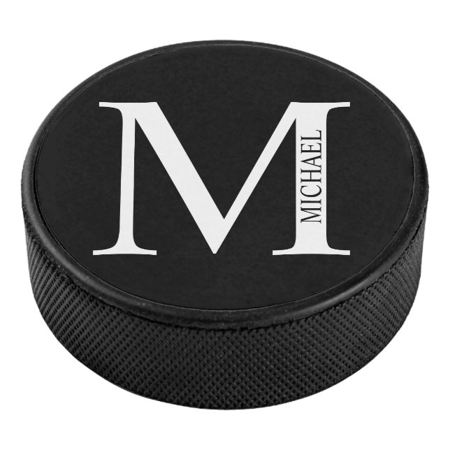 Personalised Monogram and Name Hockey Puck (3/4)