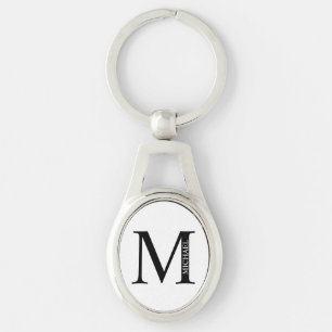 Personalised Monogram and Name Keychain