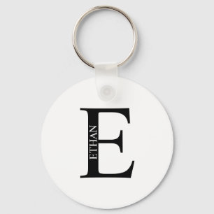 Personalised Monogram and Name Keychain