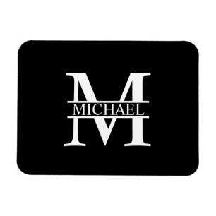 Personalised Monogram and Name Magnet