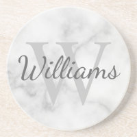 Personalised Monogram and Name Marble Look