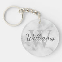 Personalised Monogram and Name Marble Look