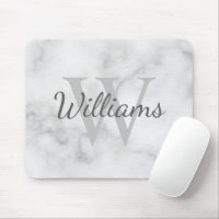 Personalised Monogram and Name Marble Look