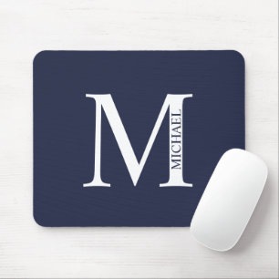 Personalised Monogram and Name Mouse Pad