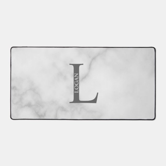 Personalised Monogram and Name Mouse Pad (Front)