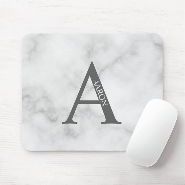 Personalised Monogram and Name Mouse Pad (With Mouse)
