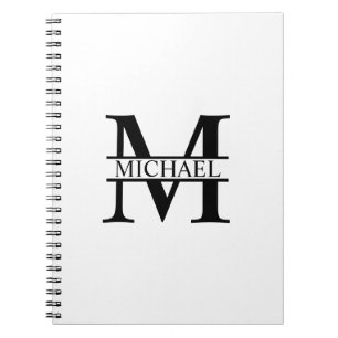 Personalised Monogram and Name Notebook