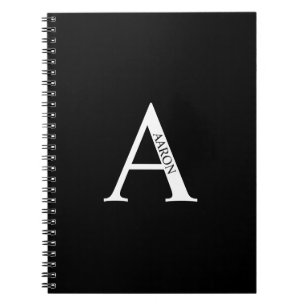 Personalised Monogram and Name Notebook