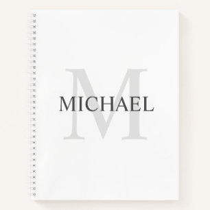 Personalised Monogram and Name Notebook