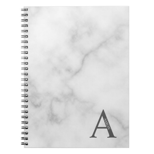 Personalised Monogram and Name Notebook (Front)