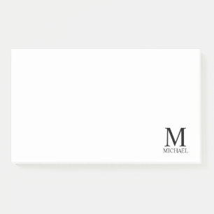 Personalised Monogram and Name Notepad