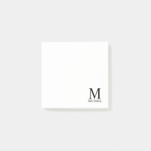 Personalised Monogram and Name Notepad