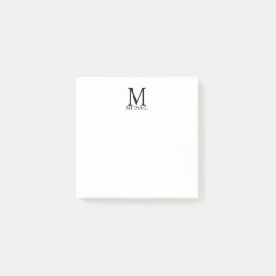 Personalised Monogram and Name Notepad