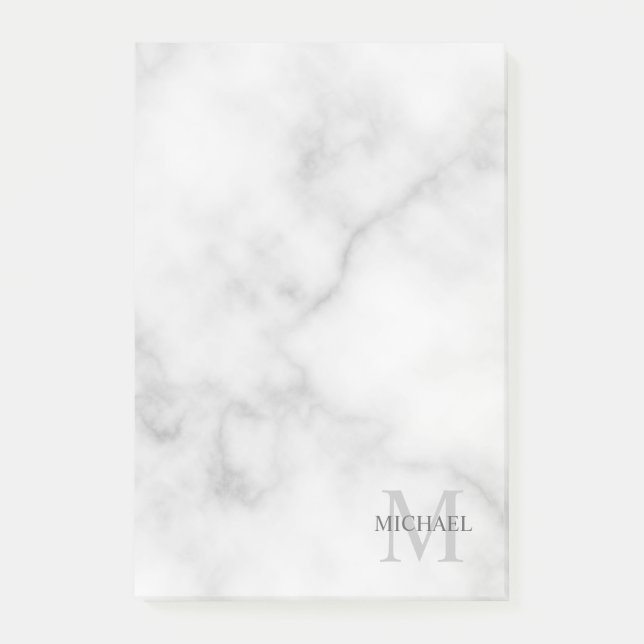 Personalised Monogram and Name Notepad (Front)