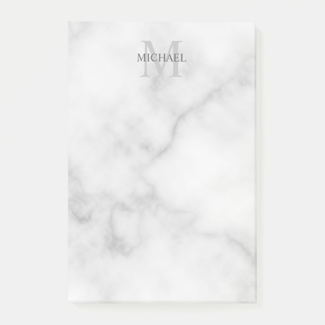 Personalised Monogram and Name Notepad (Front)