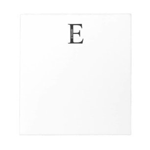 Personalised Monogram and Name Notepad