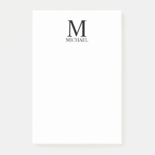 Personalised Monogram and Name Notepad