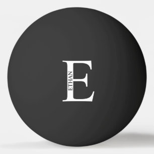 Personalised Monogram and Name Ping Pong Ball