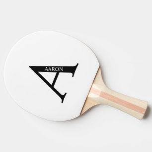 Personalised Monogram and Name Ping Pong Paddle