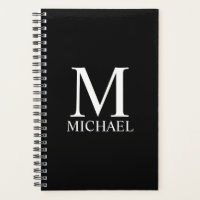 Personalised Monogram and Name Planner