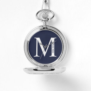 Personalised Monogram and Name Pocket Watch