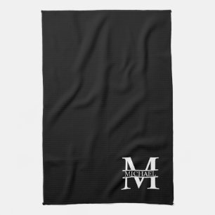 Personalised Monogram and Name Tea Towel