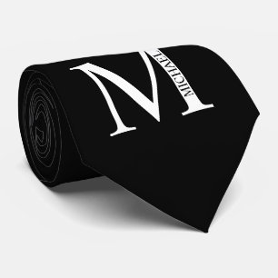 Personalised Monogram and Name Tie