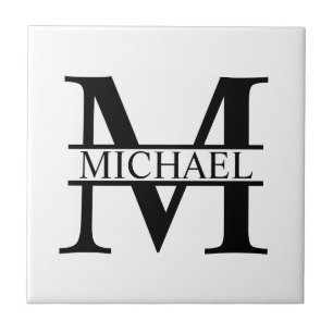 Personalised Monogram and Name Tile