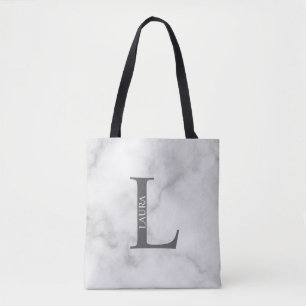 Personalised Monogram and Name Tote Bag