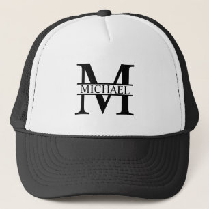 Personalised Monogram and Name Trucker Hat