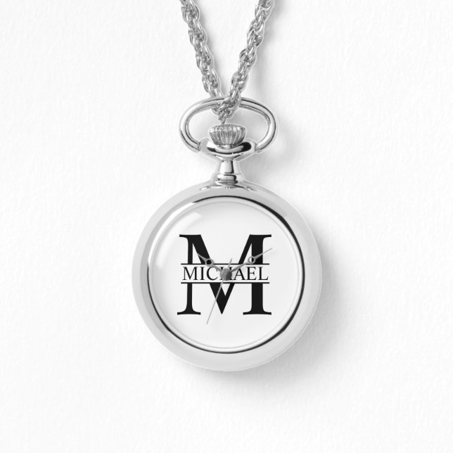 Personalised Monogram and Name Watch (Front)