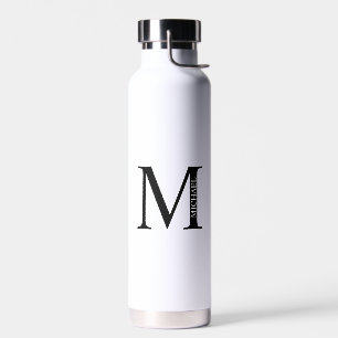 Personalised Monogram and Name Water Bottle