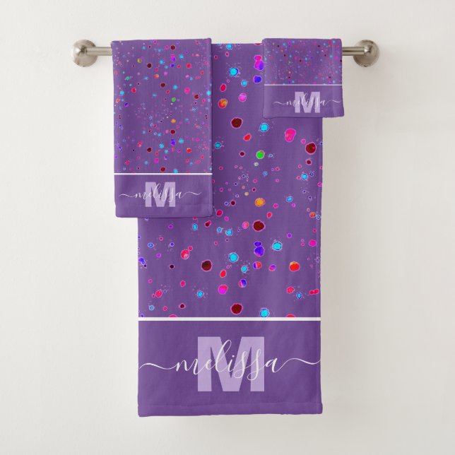 Personalised Monogram  Bath Towel (Insitu)