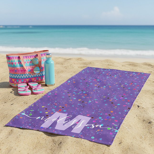 Personalised Monogram  Bath Towel (Creator Uploaded)