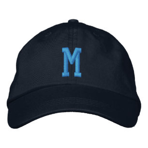 Personalised Monogram Bold Initial Embroidered Hat