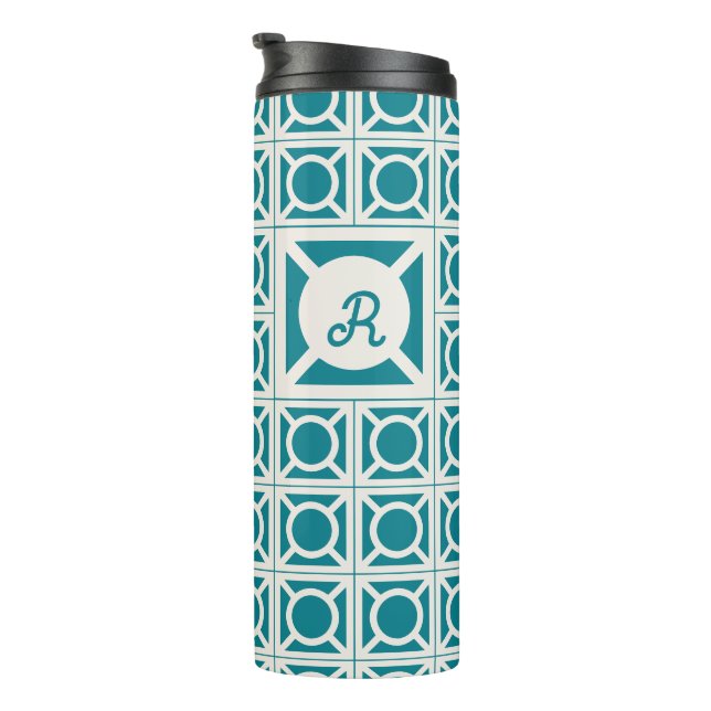 Personalised Monogram Breeze Block Tumbler (Rotated Right)