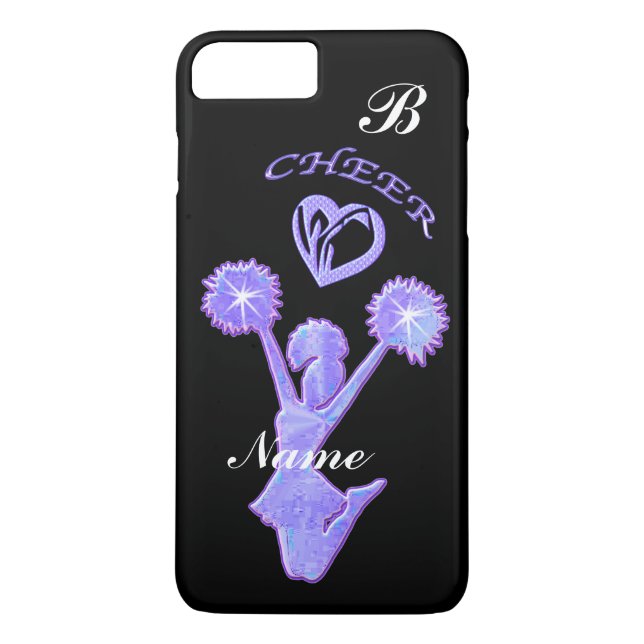 Personalised, Monogram Cheerleader iPhone Cases (Back)
