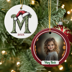  Personalised Monogram Christmas Ornament