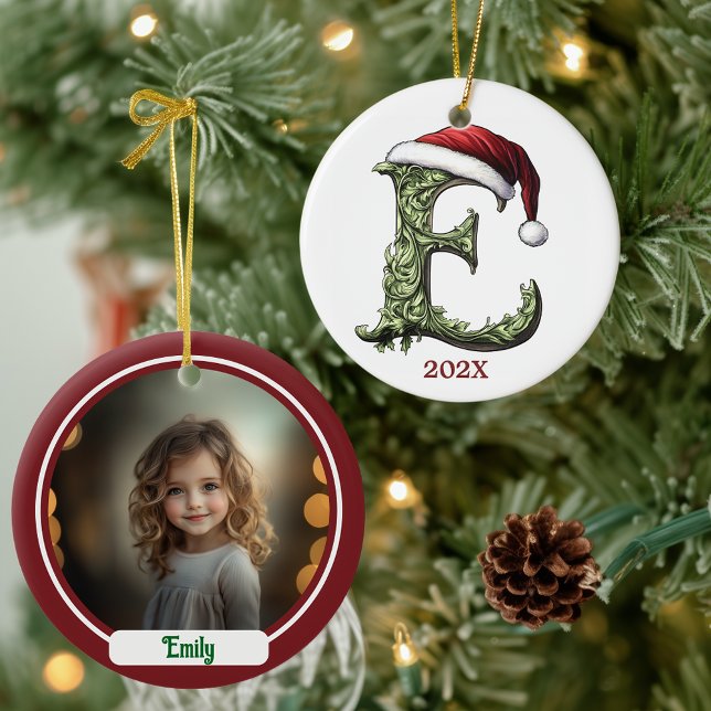  Personalised Monogram Christmas Ornament (Creator Uploaded)