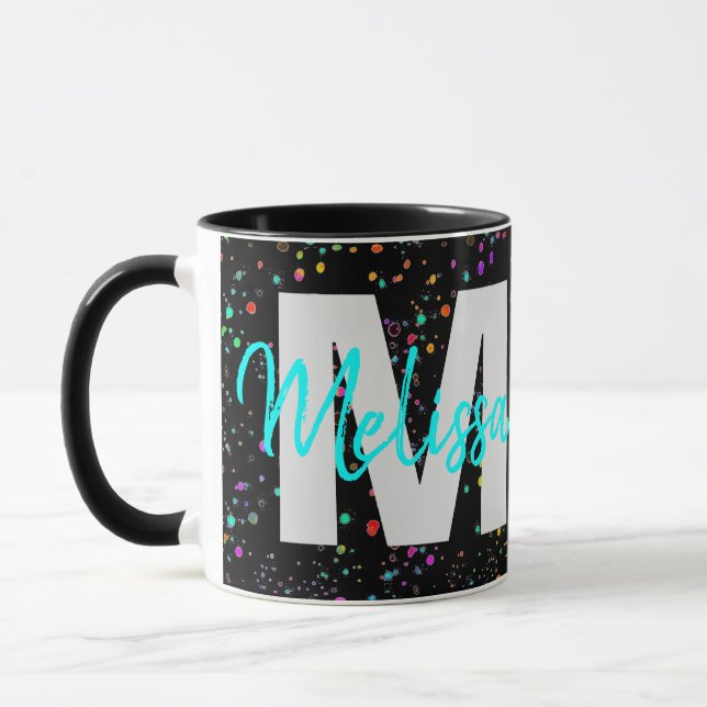 Personalised Monogram Coffee Mug (Left)