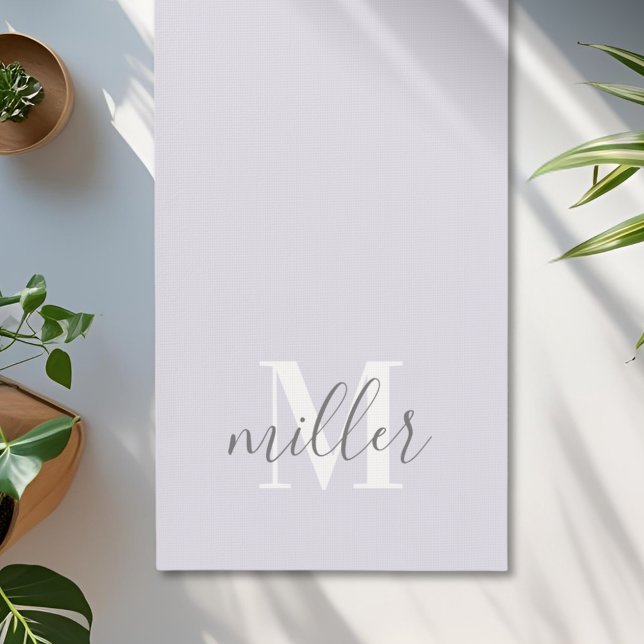 Personalised Monogram Family Name Yoga Mat (Creator Uploaded)