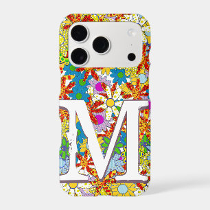 Personalised Monogram Floral Pattern Phone