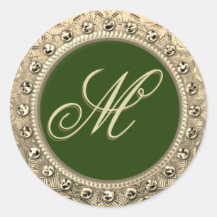 Personalised Monogram Gold Seal