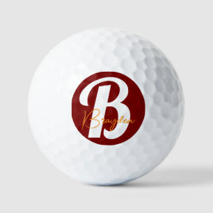 Personalised Monogram Golf Ball