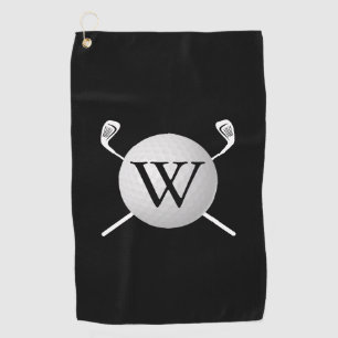 Personalised Monogram Golf Ball Clubs Towel
