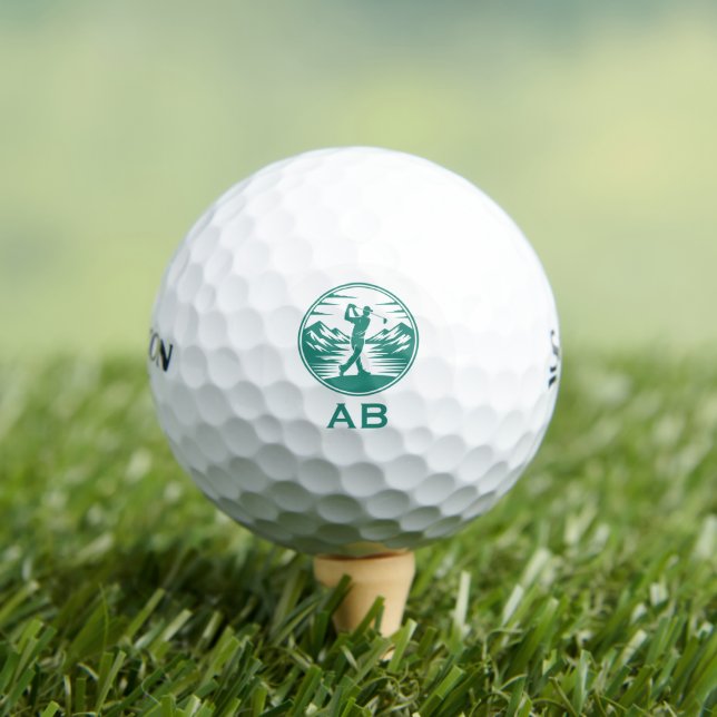 Personalised Monogram Golf Balls (Insitu Tee)