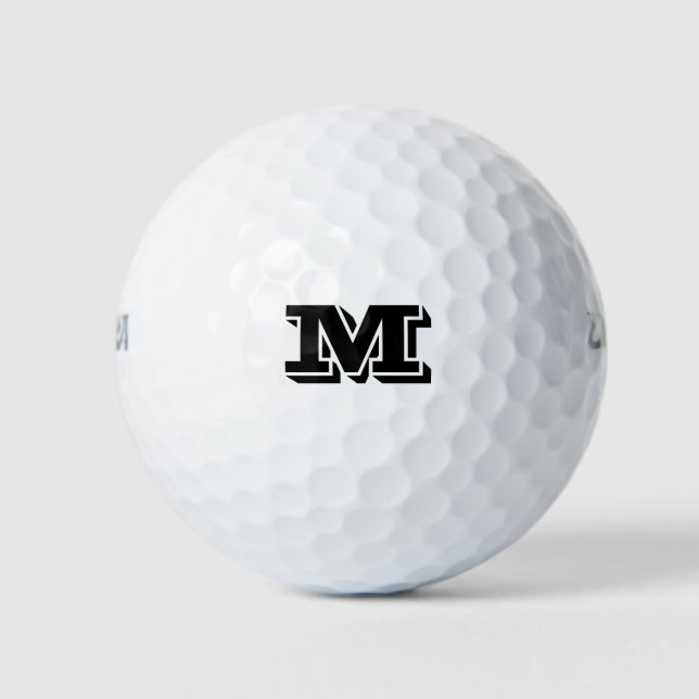 Personalised Monogram Golf Balls (Front)