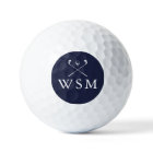 Personalised Monogram Golf Clubs Navy Blue